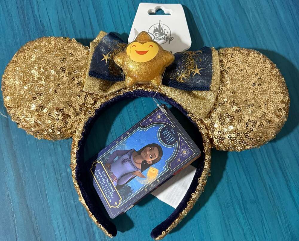 NWT Disney Wish Star Sequin Ear Headband